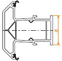 Окна-Двери Конфигуратор: размер профиля импоста