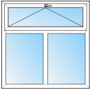 пример изделия, созданного на основе шаблона в программе Окна-Двери