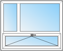 пример изделия, созданного на основе шаблона в программе Окна-Двери